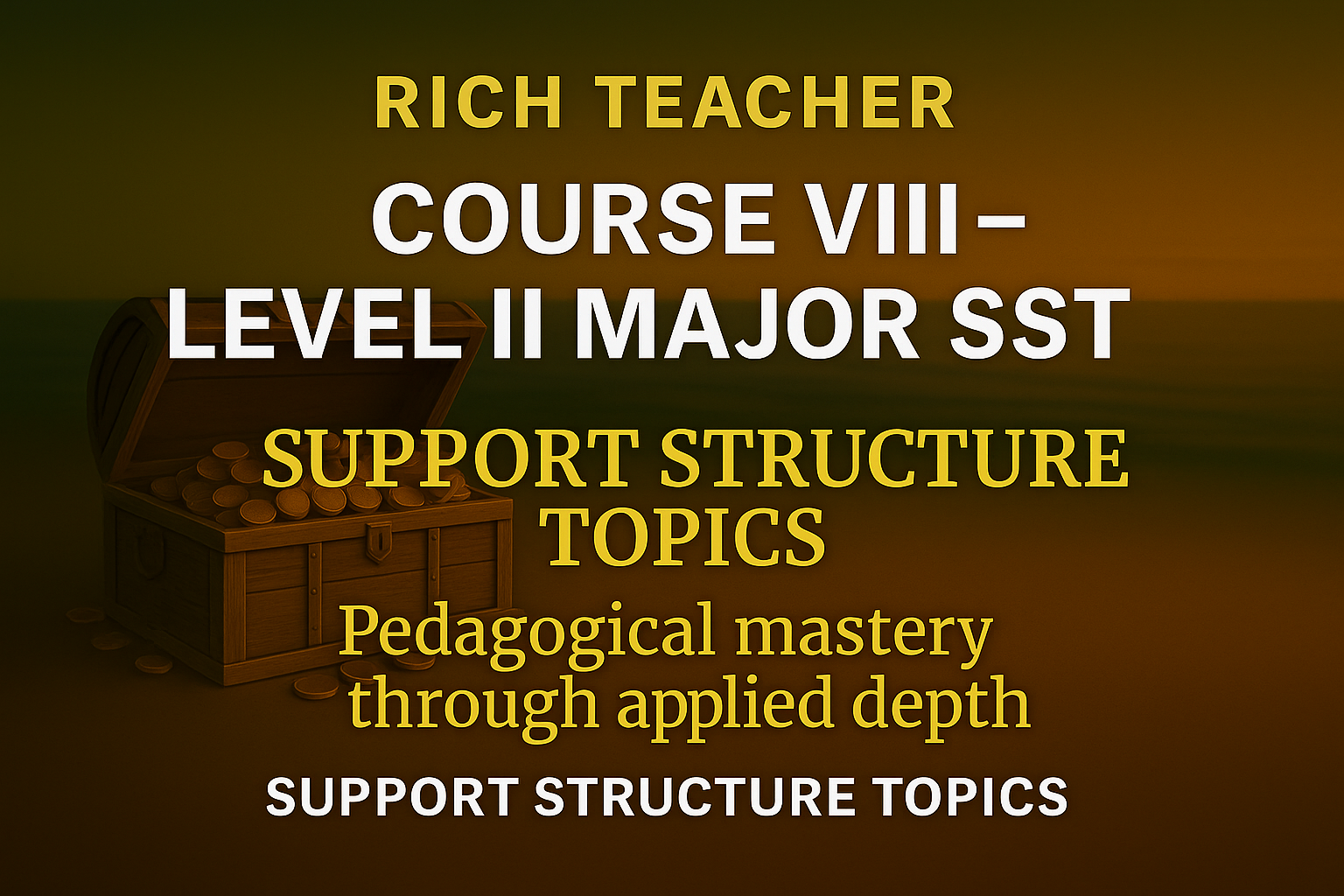 Banner Course VIII Level II Major SST