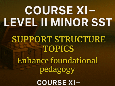 Course XI Level II Minor SST