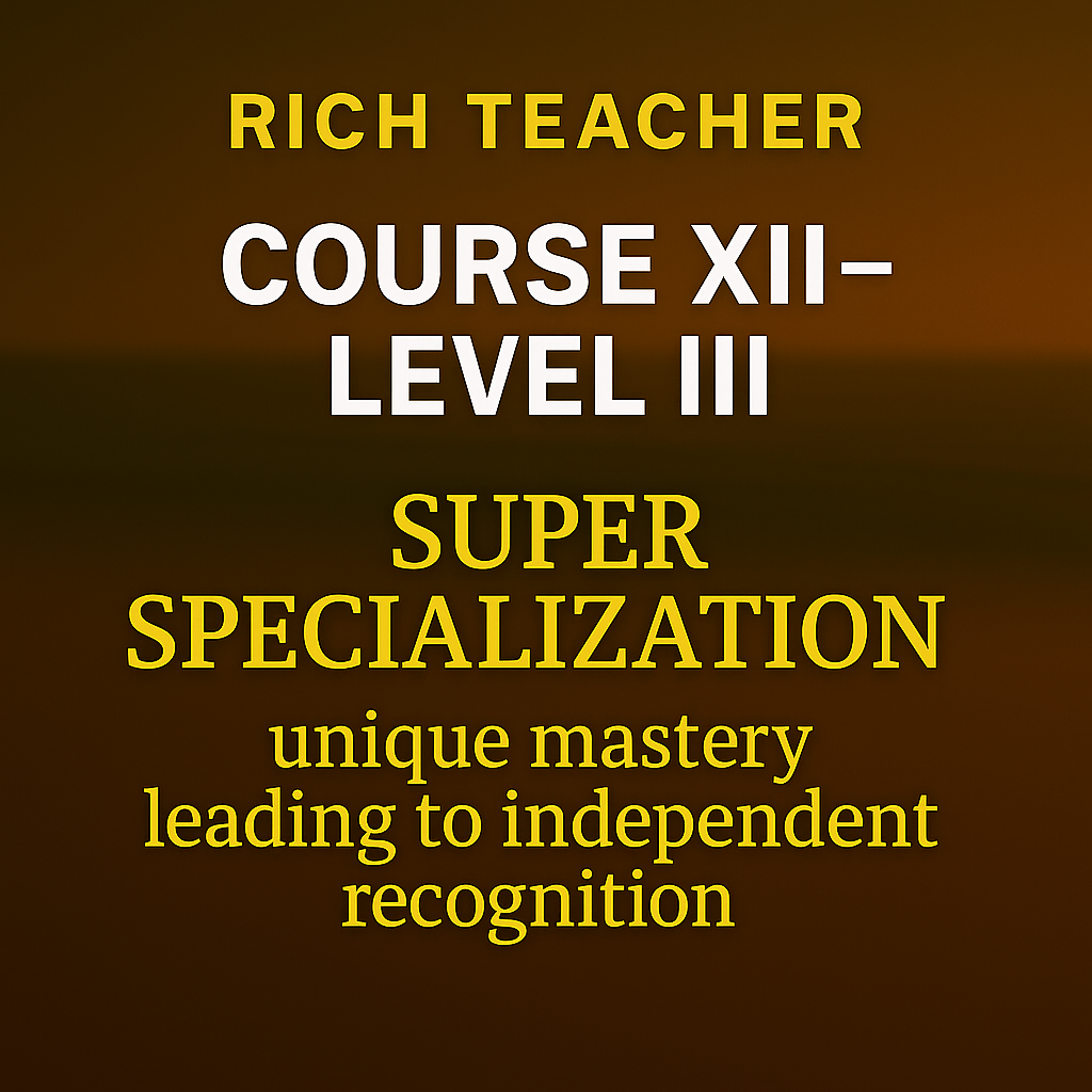 Banner Course XII Level III Super Specialization Banner Course XII Level III Super Specialization
